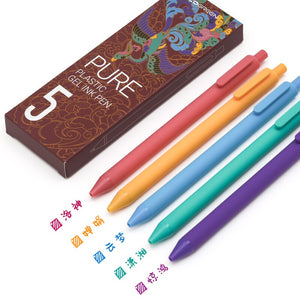 Gel Pens Set Retro Vintage Retractable Pen