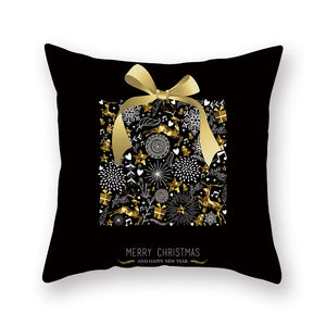 Coussin de Noel Or