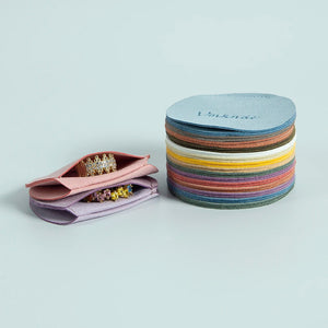 Pochon plat en suedine : velours en lot de 50pcs
