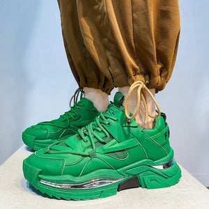 Green Platform Shoes