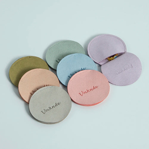 Pochon plat en suedine : velours en lot de 50pcs