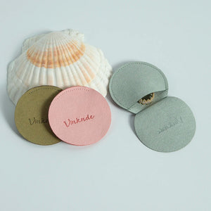 Pochon plat en suedine : velours en lot de 50pcs