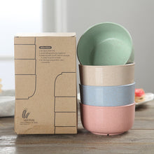 4 PCS/Set Wheat Straw Bowl